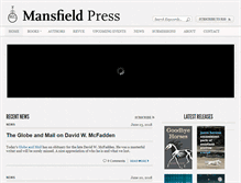 Tablet Screenshot of mansfieldpress.net